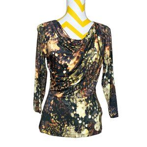 NWOT Escada Blouse • Size 6 US / Size 36 DE/EU • All-Over-Print